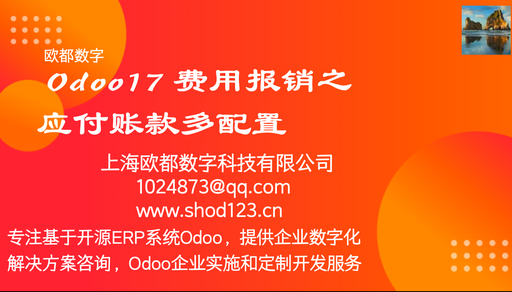 Odoo17费用报销之应付账款多配置