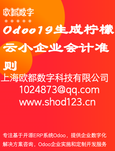 Odoo19生成柠檬云小企业会计准则